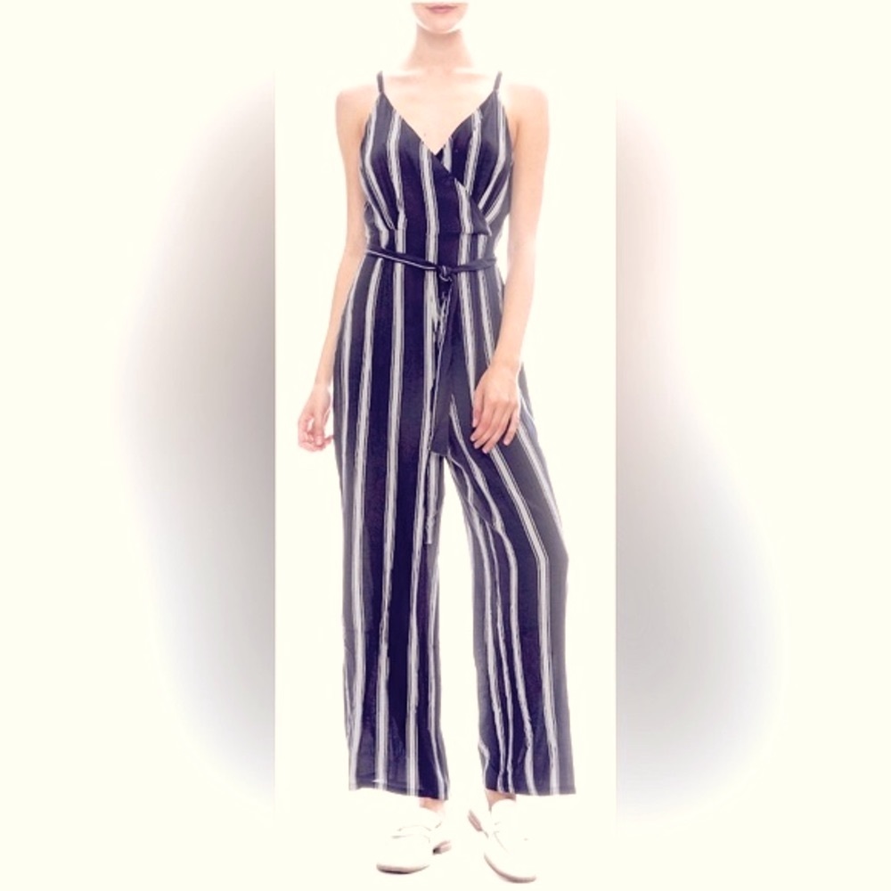 Rails Sleeveless Serena Navy & White Beach Stripe
